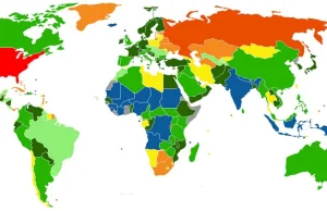 Ile osób siedzi w więzieniach na całym świecie? [Mapa]