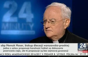 "Stres jest taki,że do zapłodnienia dochodzi rzadziej"Abp Hoser o ciąży z gwałtu