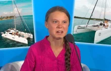 Greta Thunberg płynie do Europy katamaranem nafciarza