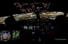 Nocne lądowanie Boeingiem 737