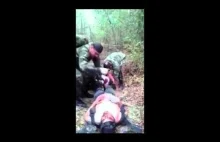 Żołnierz nadepnął na minę ratując cywila