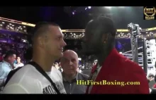Deontay Wilder Faces Off With Possible Opponent Andrzej Wawrzyk