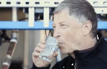Bill Gates pije wodę z kupy. Wynalazek zmieniający kupę w wodę i energię. (eng.)
