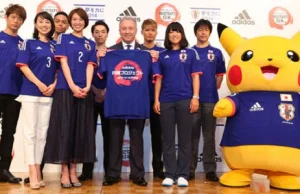 Pikachu oficjalną maskotką reprezentacji Japonii