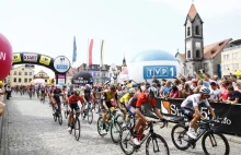 Kompromitacja na trasie Tour de Pologne - obsługa pomyliła trasę na starcie...