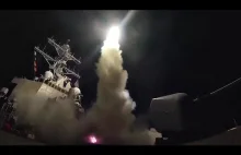 Video z ataku rakietowego na Syryjską bazę z niszczyciela USS Porter