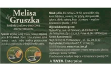 1% gruszki w gruszce w herbatce Melisa i Gruszka