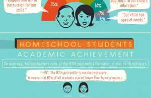 Infografika - Edukacja domowa w USA