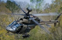 Niezwykła formacja śmigłowców OH-58D Kiowa Warrior nad Karoliną Północną