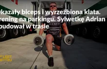 Okazały biceps i wyrzeźbiona klata. Trucker motywuje do tego, żeby się ruszać