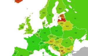 Jaki procent mieszkańców krajów mieszka w ich stolicach?