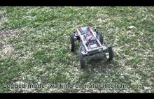 Robot hybryda, potrafi jeździć i chodzić