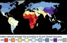 IQ wszystkich mieszkańców krajów świata