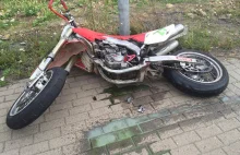 Wybuch silnika w CRF450 podczas wheelie