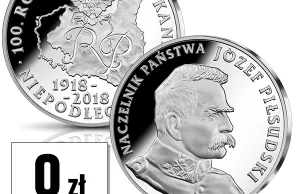 100 lat niepodległości - medal za 0 zł