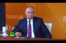 Władimir Putin odpowiedział na pytanie dotyczące katastrofy smoleńskiej.
