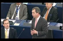 Nigel Farage - dzisiejsze przemówienie w Strasbourgu. Plus, jako bonus - Barosso