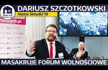 Dariusz Szczotkowski na II Forum Wolnościowym w Sejmie 27.05.2017