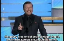 Ricky Gervais Golden Globe 2010