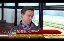 Krzysztof Bosak w programie Pociąg do polityki (09.11.2014 Polsat News 2