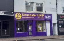 Biuro Ukip w Doncaster przekształcono w centrum pomocy polskim imigrantom