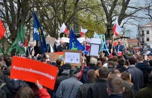 Przywitanie prezydenta Komorowskiego w Lublinie