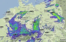 Radar meteorologiczny- cała Europa.