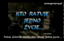 Autorski pokaz filmu Dr Ewy Kurek - Kto ratuje jedno życie............