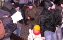 Protest przeciw A.C.T.A. w Skierniewicach