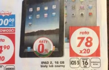 iPad 2, wyglądający jak iPad 1. gen. z wyświetlaczem Nowego iPada