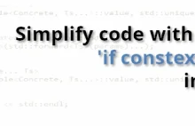 Upraszczanie kodu z 'if constexpr' w C++17