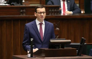 Wpadka Morawieckiego na expose. Z przyzwyczajenia atakuje poprzedni rząd