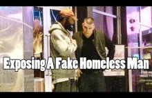 Jak to jeden kawalarz z youtube ujawnił fałszywego bezdomnego