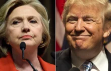 Wybory w USA. Minimalna przewaga Clinton nad Trumpem