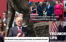 Amok i manipulacje! Media salonu chcą zohydzić wizytę Trumpa w Polsce.