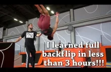 How to learn backflip in only 3 hours (step by step progression) | SHORT...