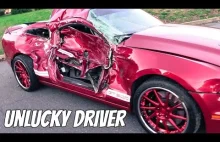 Ford Mustang Unlucky Acceleration ★Crash and Fail on Mini Compilation De...