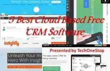 5 Best Cloud Based Free CRM Software For Small And Medium Organization