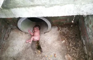Uratowali noworodka wyrzuconego do kanalizacji i zostawionego na pewną śmierć