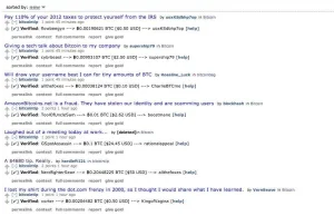 Bitcoinblioner na Reddit rozdał wczoraj 63BTC 13 losowym osobom
