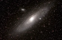 Zdjęcie galaktyki Andromeda zrobione przez teleskop Hubble'a