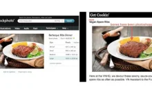 Photoshop w służbie diety wegańskiej usuwa kości ze zdjęć żeberek