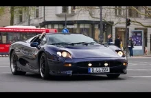 Supersamochody na ulicach Berlina - m.in. Jaguar XJ 220