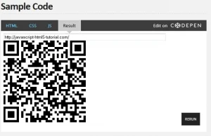 Kody QR w JavaScript