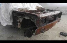 piaskowanie FIAT 125P ( sandblasting old polish car