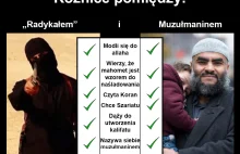 Różnica pomiędzy "radykalnym" i "zwykłym" muzułmaninem
