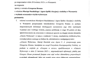 Gazeta Wyborcza uchyla się od przeprosin Brauna pomimo nakazu sądowego!