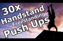 30x Freestanding Handstand Push Ups