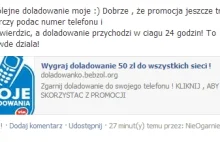 Facebookowe oszustwo - darmowe kody doładowujące