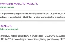 Sklep Mall.pl z kapitałem 12 mln zmienił właściciela na Netretial z kap. 100 tys